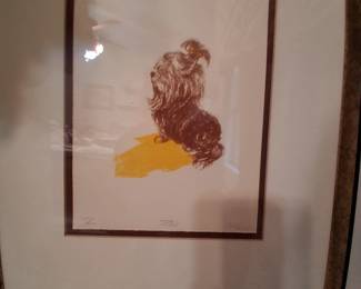 ADORABLE dog limited edition print