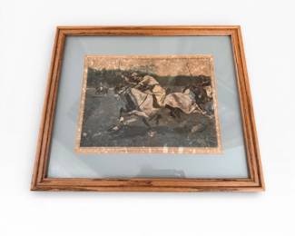 47 1900PoloChampionshipsProspectParkBrooklynFramedGravurePrint