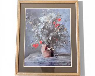 12 LargeFramedAugusteRenoirFlowersinaVaseArtPrint