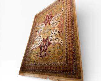 25 LargeTabrizStyleWoolAreaRugEst3600Retail