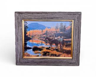 4 TimCoxAutumnSplendorSignedCanvasTransferFramed