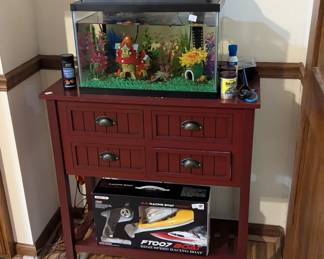 Fish tank with residents 