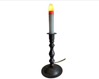 Vintage candlestick lamp