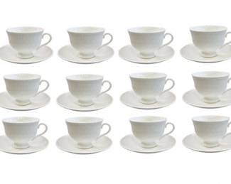 Lenox Swedish Lodge Terrace Cups And Saucers