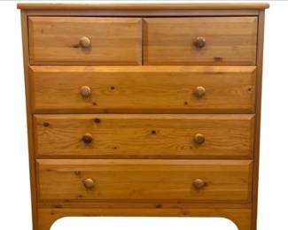Solid pine dresser with 5-drawers
