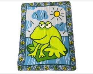Frog Fleece Blanket