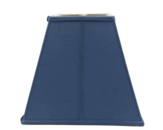 Blue Fabric Lampshade