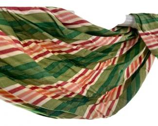 12ft Long Valance - Striped Fabric