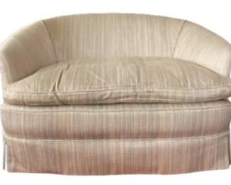 Mid-century barrel back lounge chair