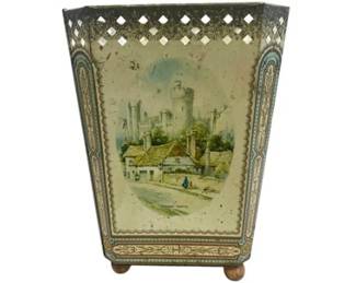 Vintage Baret Ware Metal Tole Waste Basket