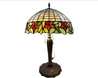 Tiffany Style Stained Glass Lamp