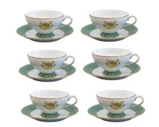 Sone China Cup and Saucers (6)