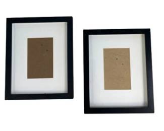 Pottery Barn Black Satin Frames/ Matted - 9 x 11 inches