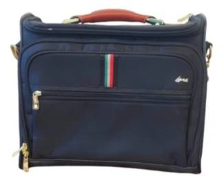 Lark Black Nylon Carry On Travel Suitcase