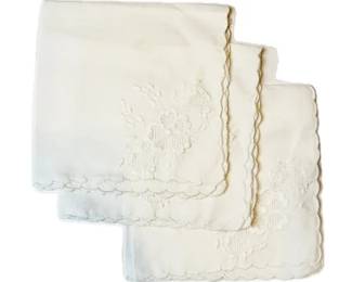 Hand Embroidered Napkins