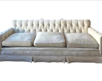 Vintage Henredon tufted sofa