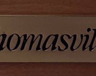 Thomasville Bedroom Suite: Queen Bed Frame, Nightstand and Dresser w Mirror, Highboy