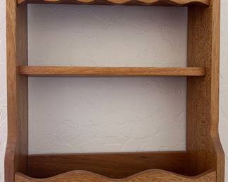 Handmade Wood Shelf/Spice Rack