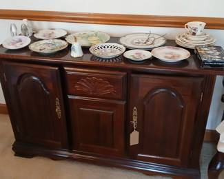 China Buffet, assorted vintage china