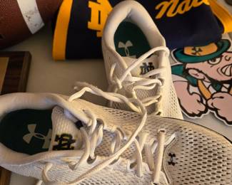 Notre Dame Under Armour shoes