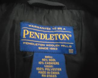 Men's size XL Pendleton wool jacket with leather elbow patches
