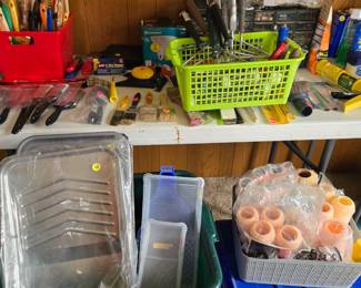 Painting supplies galore!