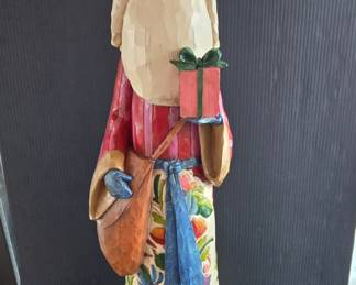Jim Shore Santa 3' (repaired)
