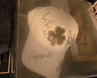 Notre Dame autographed hat