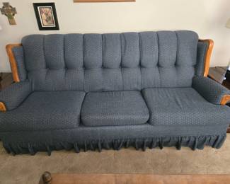 Blue sofa