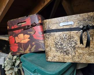 Decorative storage boxes