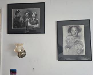 Three Stooges and The Honeymooners artwork