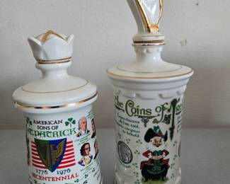 Irish ceramic cannisters