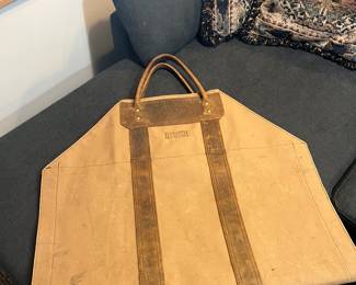 Duluth Trading wood carrier bag