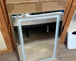 Smart backlit mirror