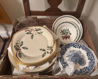 Lenox Christmas china 