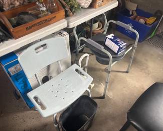 shower chair adult potty seat