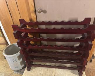 cherry finish wine rack 54 bottles