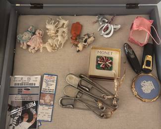 mini dolls sox tickets lighters etc