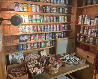 art supplies crafting supplies beer can collection