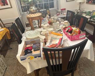 set of 6 quality modern dining room chairs from Canada  Amisco