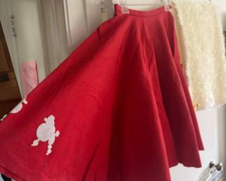 Vintage poodle skirt