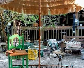 jill tiki umbrella barstool  iron pcs