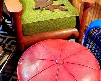 JR cottage chair  ottoman