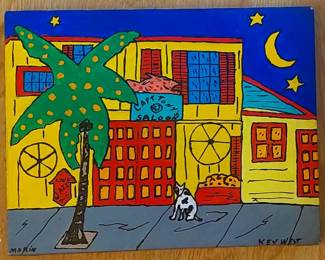 Jr Capt. Tony Salon painting