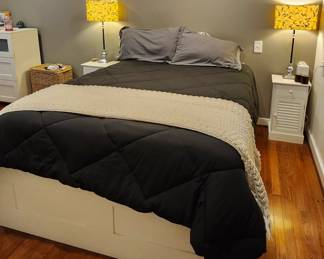 Ikea Full Size Bed with drawers