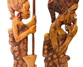 Carved Wood African Art