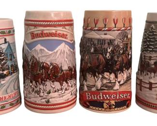 4 Beer Steins