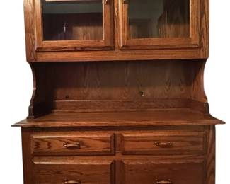 Wooden China Cabinet Hutch