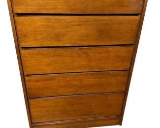 Vintage 5 Drawer Dresser From Paris MFG Co