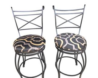 Pair of Swivel Bar Stools